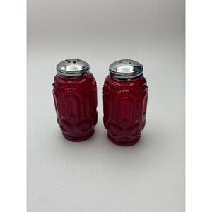 Moon N Star  Red  Salt n Pepper Shakers